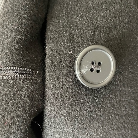 🖤talbot’s classic black winter coat with faux fur collar / size 4 petite / nwt - Picture 4 of 13